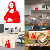 Pegatina Mona Lisa, vinilo adhesivo exterior e interior