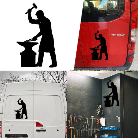 Pegatina Herrero, vinilo adhesivo exterior e interior