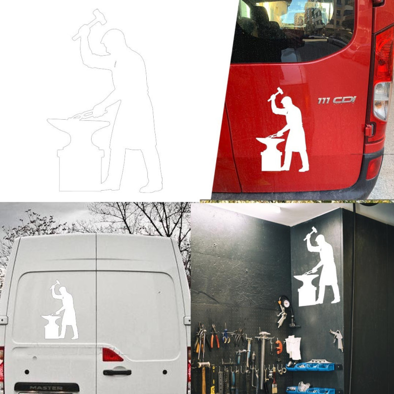 Pegatina Herrero, vinilo adhesivo exterior e interior