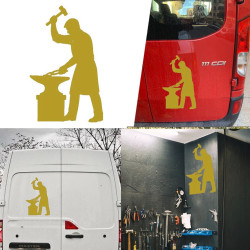 Pegatina Herrero, vinilo adhesivo exterior e interior