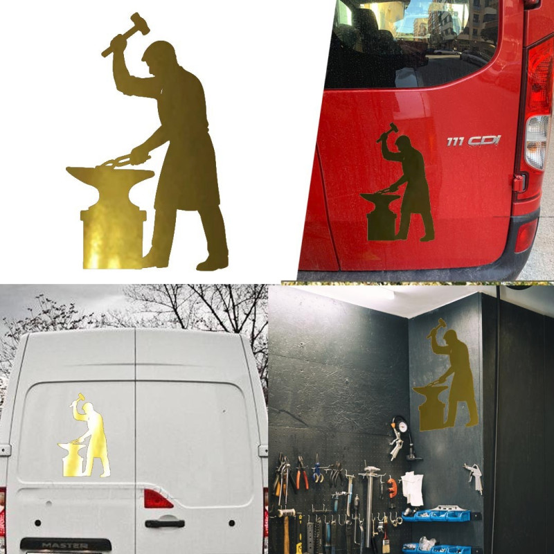 Pegatina Herrero, vinilo adhesivo exterior e interior