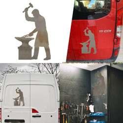 Pegatina Herrero, vinilo adhesivo exterior e interior