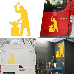 Pegatina Herrero, vinilo adhesivo exterior e interior