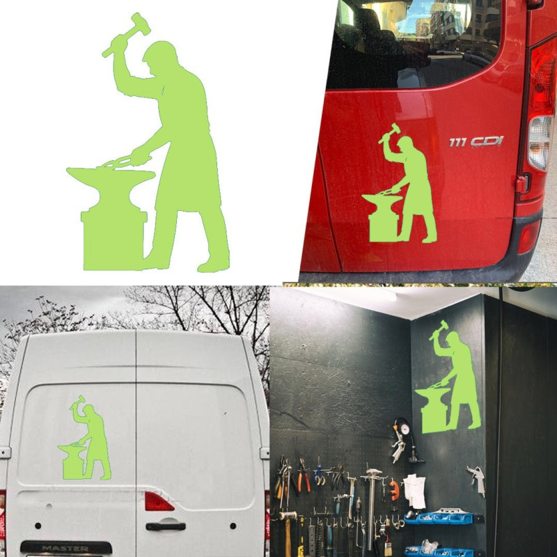 Pegatina Herrero, vinilo adhesivo exterior e interior