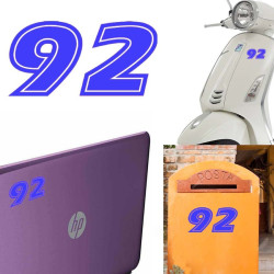 Pegatina de vinilo numero 92 versión ERAS,