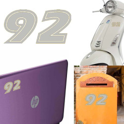 Pegatina de vinilo numero 92 versión ERAS,