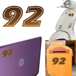 Pegatina de vinilo numero 92 versión ERAS,