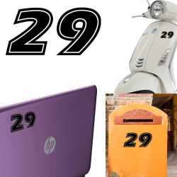 Pegatina de vinilo numero 29 versión ERAS,