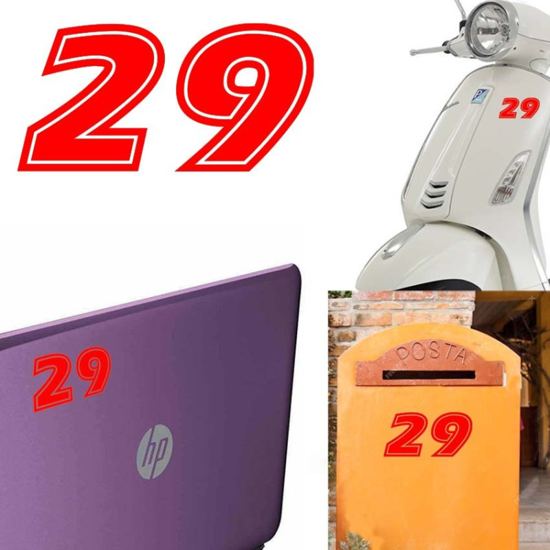 Pegatina de vinilo numero 29 versión ERAS,