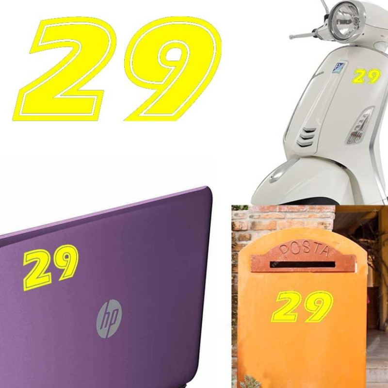 Pegatina de vinilo numero 29 versión ERAS,