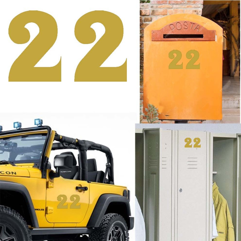 Pegatina de vinilo numero 22 versión euskal,