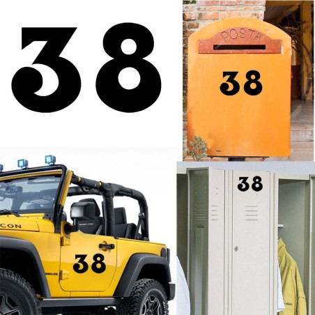 Pegatina de vinilo  umero 38 versión euskal,