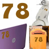 Pegatina de vinilo numero 78 versión euskal,