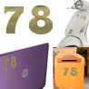 Pegatina de vinilo numero 78 versión euskal,