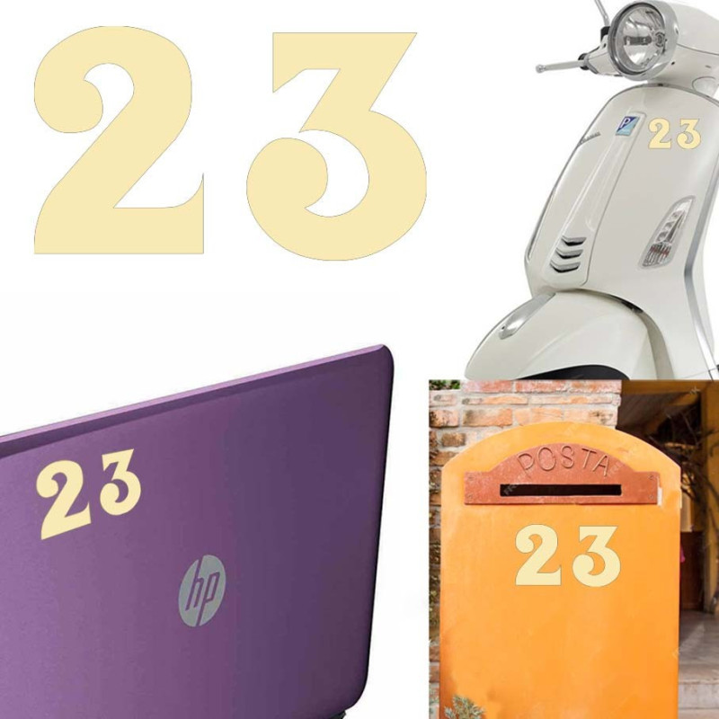 Pegatina de vinilo numero 23 versión euskal,