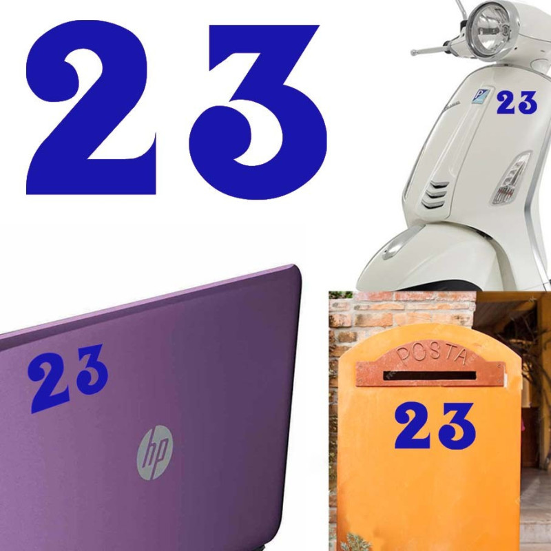 Pegatina de vinilo numero 23 versión euskal,