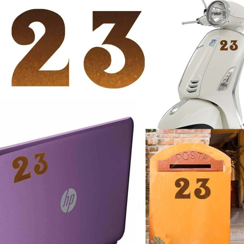 Pegatina de vinilo numero 23 versión euskal,