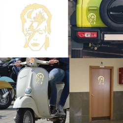 Pegatina de vinilo David Bowie