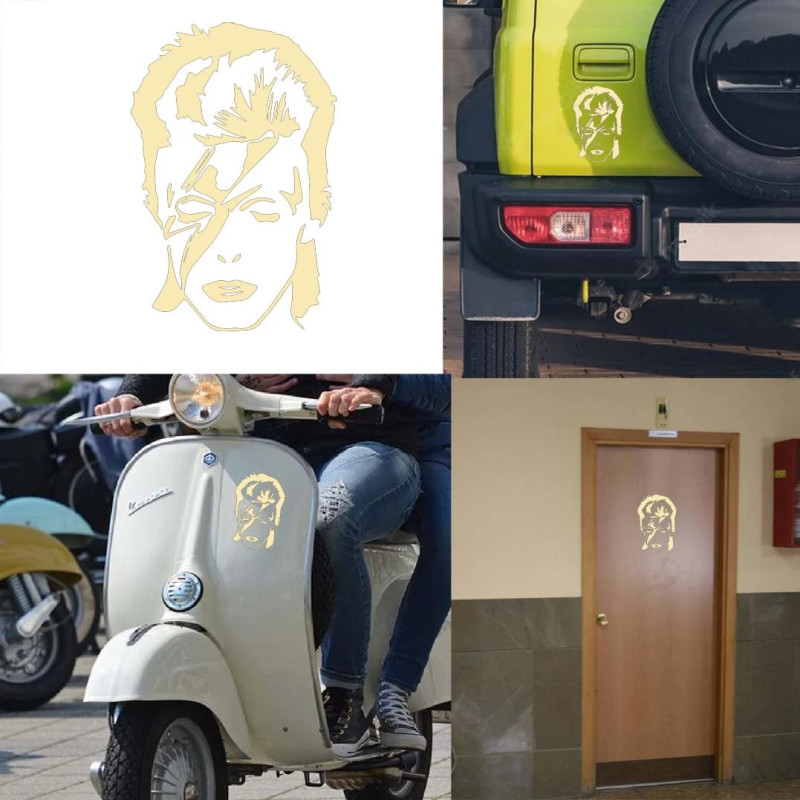 Pegatina de vinilo David Bowie