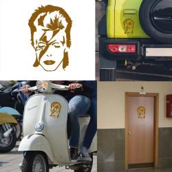 Pegatina de vinilo David Bowie