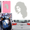 Amy Winehouse, pegatina de vinilo