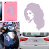 Amy Winehouse, pegatina de vinilo