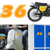 Numero 36 eras, pegatina de vinilo
