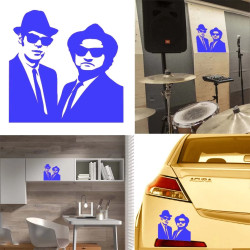 Blue Brothers versión v1b, pegatina de vinilo