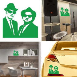 Blue Brothers versión v1b, pegatina de vinilo