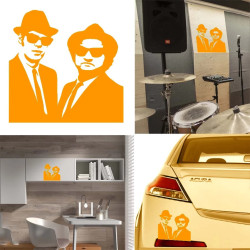 Blue Brothers versión v1b, pegatina de vinilo