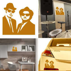 Blue Brothers versión v1b, pegatina de vinilo