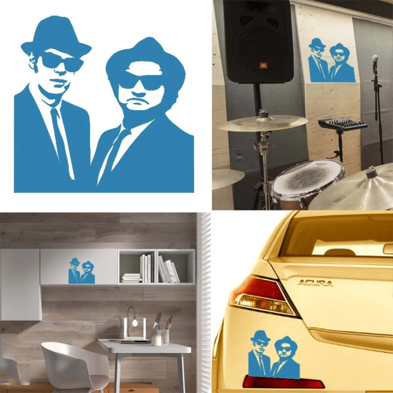 Blue Brothers versión v1b, pegatina de vinilo