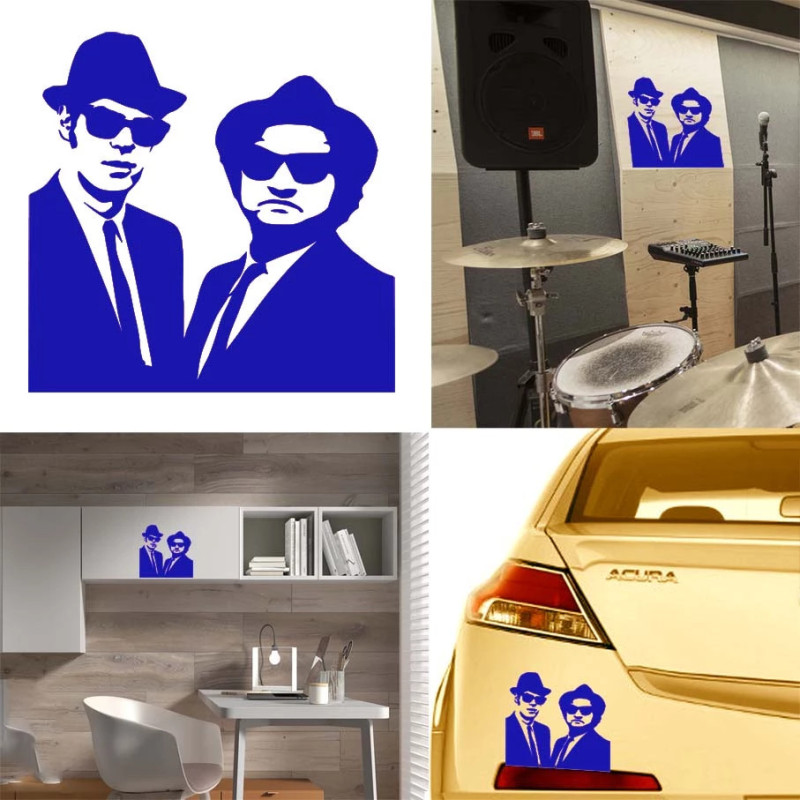 Blue Brothers versión v1b, pegatina de vinilo