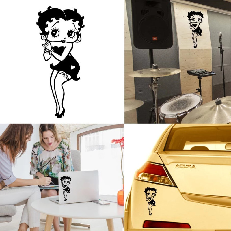 Betty Boop, pegatina de vinilo