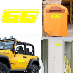 Pegatina de vinilo numero 66 versión Dream,