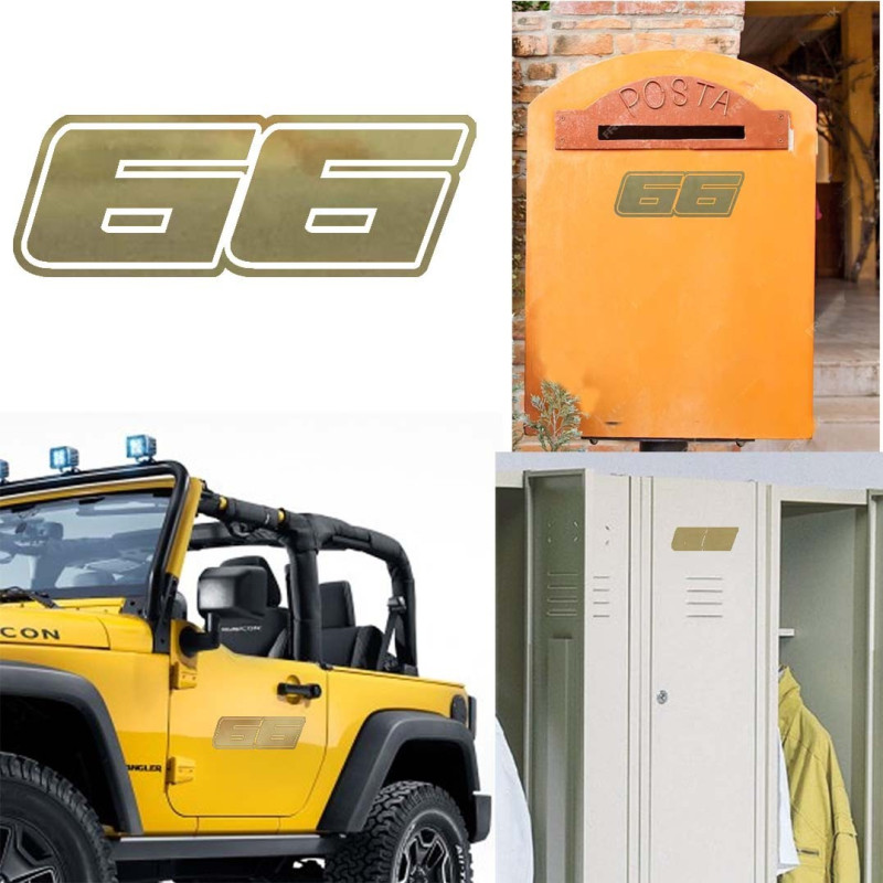 Pegatina de vinilo numero 66 versión Dream,