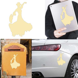 Bailaora Flamenco, pegatina de vinilo