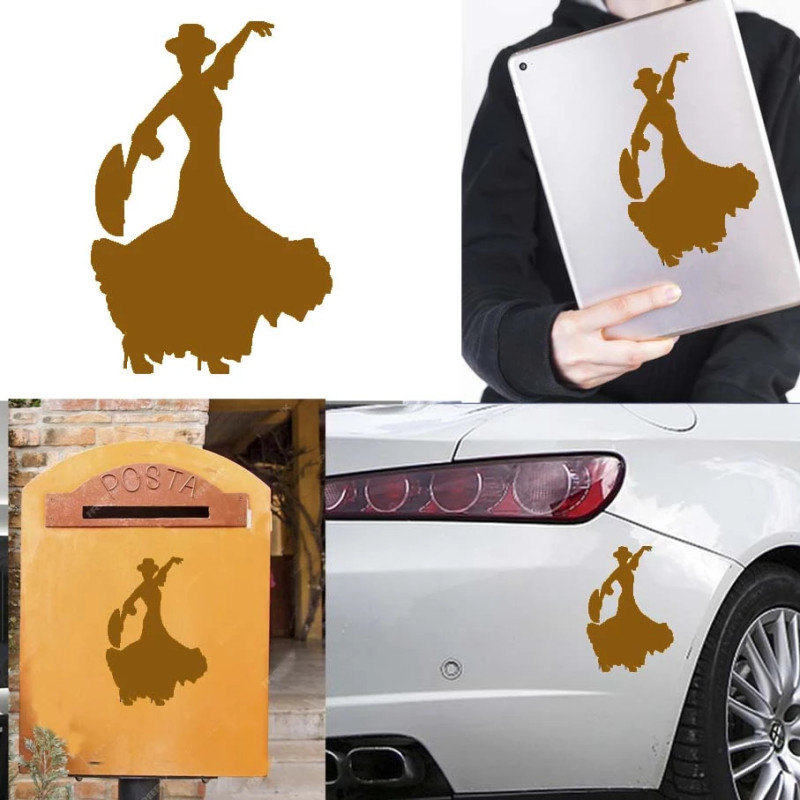 Bailaora Flamenco, pegatina de vinilo