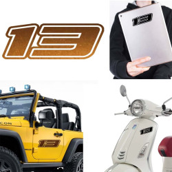 Pegatina de vinilo numero 13 version Dream,