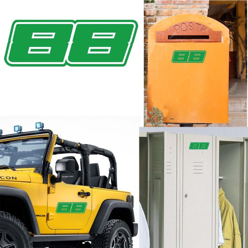 Pegatina de vinilo numero 88 versión Dream,