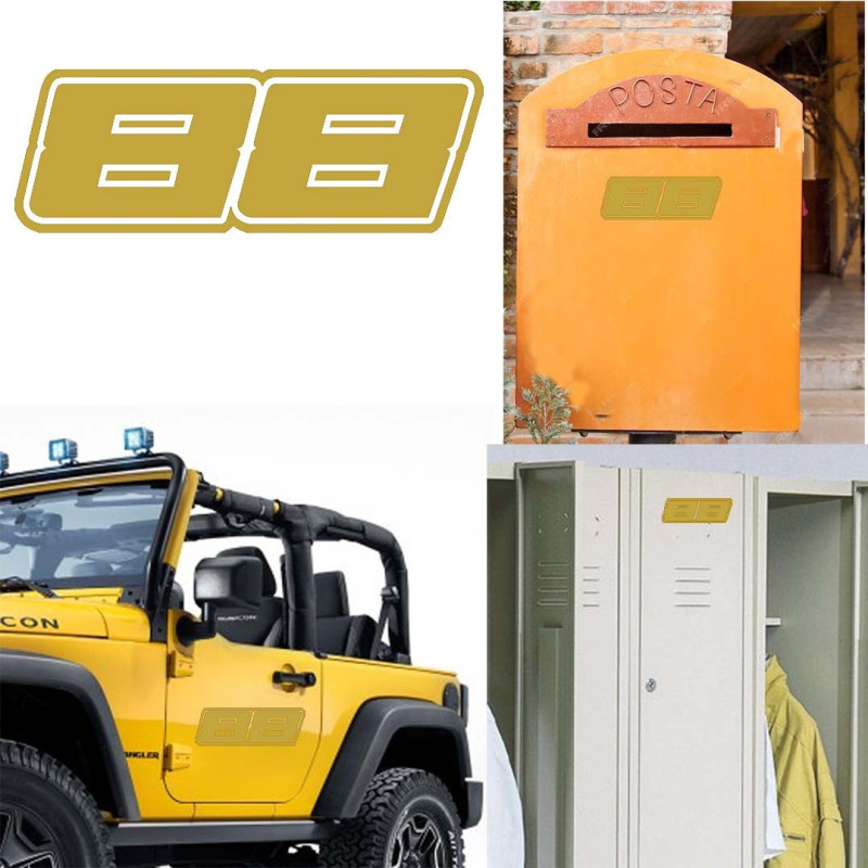 Pegatina de vinilo numero 88 versión Dream,