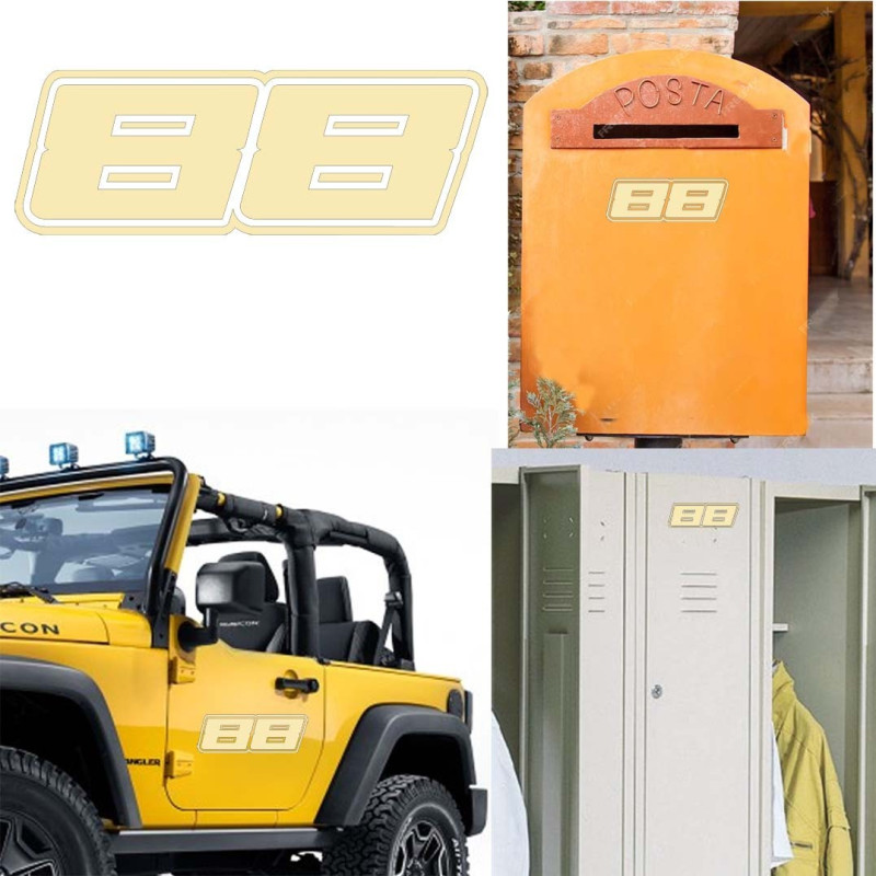 Pegatina de vinilo numero 88 versión Dream,