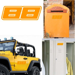 Pegatina de vinilo numero 88 versión Dream,