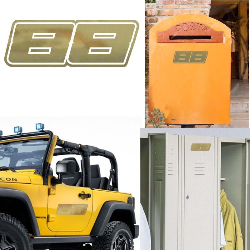 Pegatina de vinilo numero 88 versión Dream,