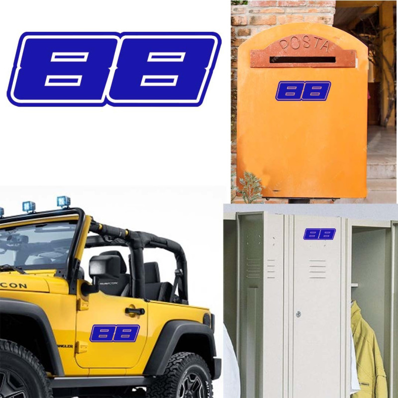 Pegatina de vinilo numero 88 versión Dream,