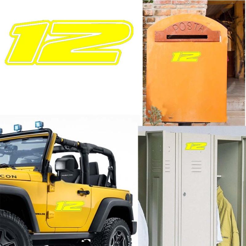 Pegatina de vinilo numero 12 versión Dream,