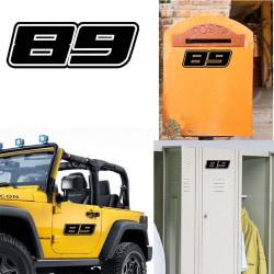 Pegatina de vinilo numero 89 versión Dream,