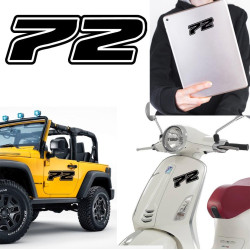 Pegatina de vinilo numero 72 versión Dream,