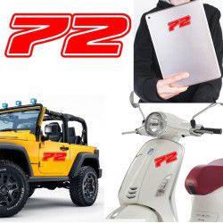 Pegatina de vinilo numero 72 versión Dream,