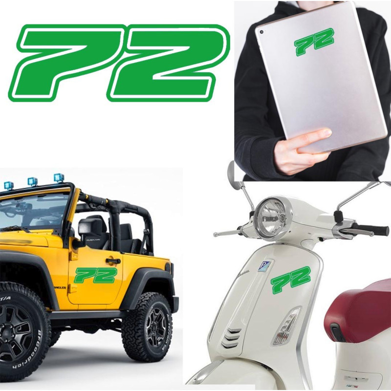 Pegatina de vinilo numero 72 versión Dream,